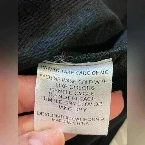 Ellandemm black button down bubble sleeves S - Picture 6 of 7